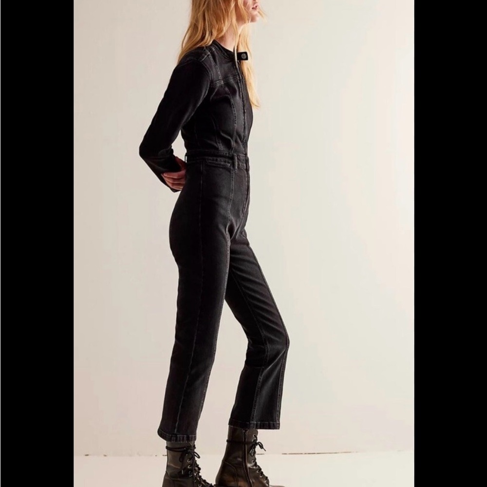Free People Black Jumpsuit